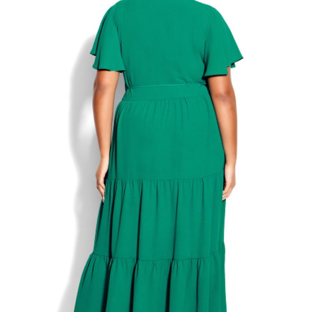 Loralette Happy Teir Jade Green Dress Size 26/28 - Picture 10 of 10
